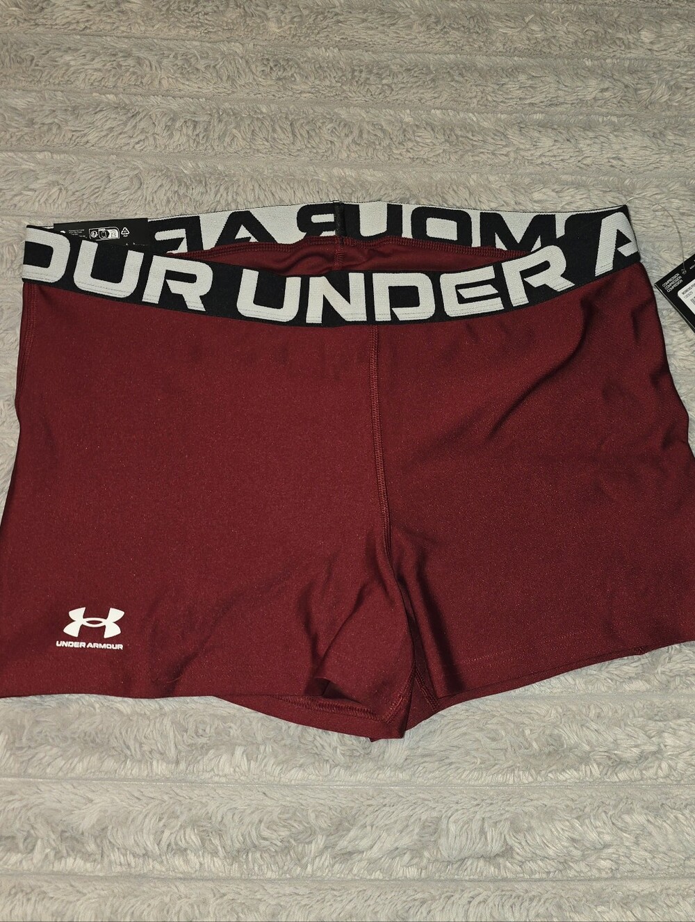 Womens XL compression Shorty Shorts New Mid Rise Heatgear New  Under Armour
